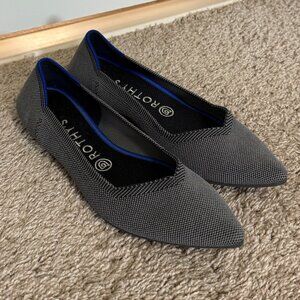 Rothy's The Point - Cloud Grey Birdseye